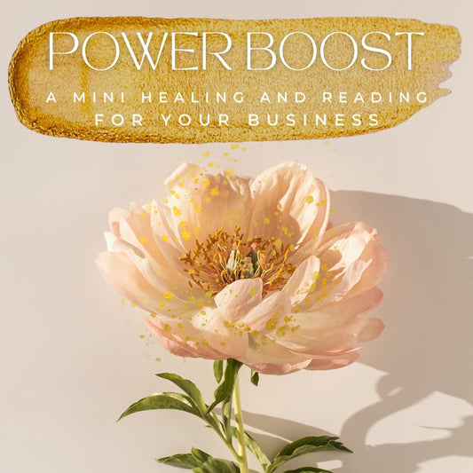 POWER BOOST - A Mini Healing and Reading For Your Business